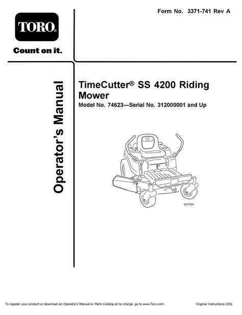 Toro timecutter 4200 manual. Things To Know About Toro timecutter 4200 manual. 